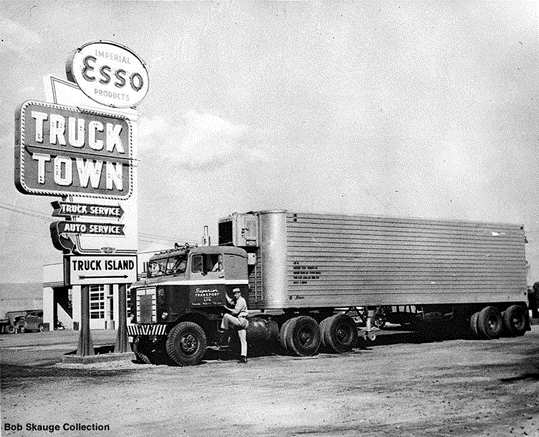Early truck stop - technologie des transports
